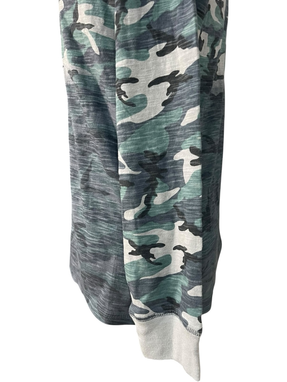 Wonder Nation Camouflage Camo Jersey Henley Long-Sleeve Shirt Green - Picture 6 of 12